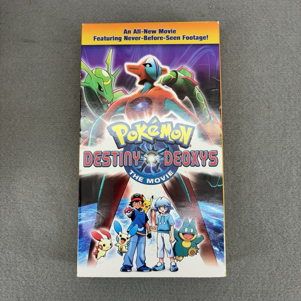 Pokémon: Destiny Deoxys The Movie (2005) Rare VHS - Miramax 38828 NICE!